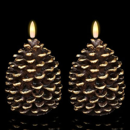 Flameless Candles with 6H Timer Battery Operated