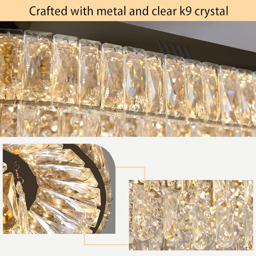 Modern Crystal Chandelier for Living Room Dining Room