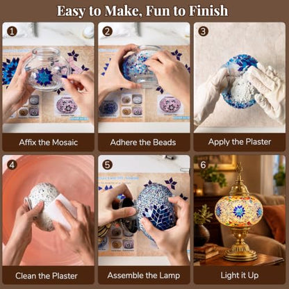 DIY Turkish Mosaic Lamp Kit