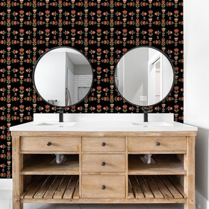 Farmhouse Floral Wallpaper Collection