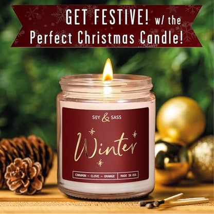Winter Candle (Winter - Red)