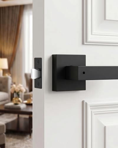 Matte Black Privacy Door Handle Interior (Matte Black)