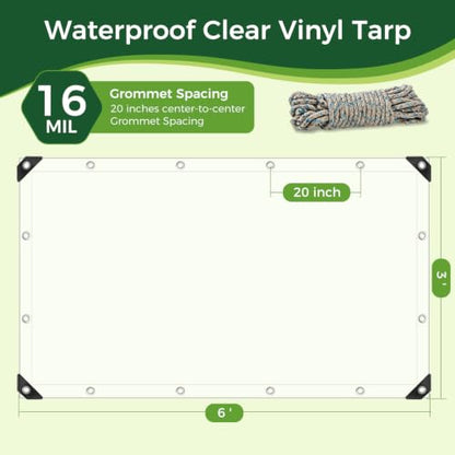 Clear Tarps Heavy Duty Waterproof