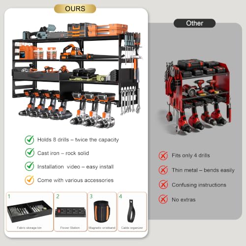 Power Tool Organizer Wall Mount