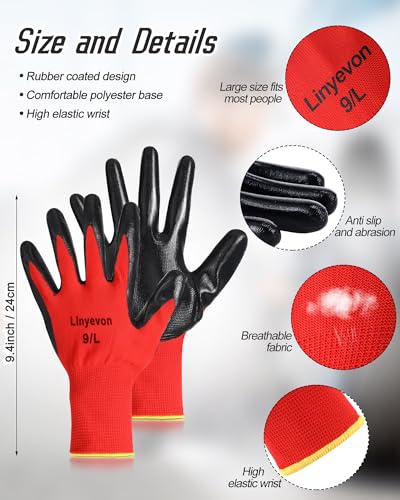 Pairs PU Coated Work Gloves Bulk
