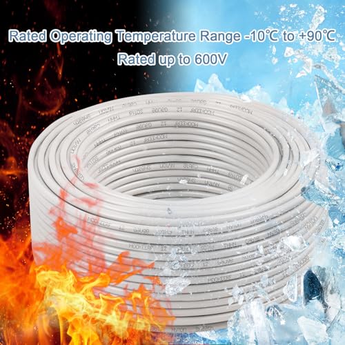 THHN Wire 12 Gauge 100FT (12 Gauge 100FT / White)