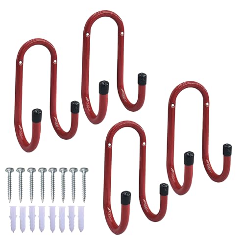 4 Packs Heavy Duty Metal Wall Hooks