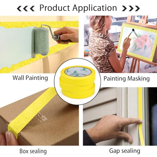 Yellow Painters Tape 0.94 Inch (Yellow)
