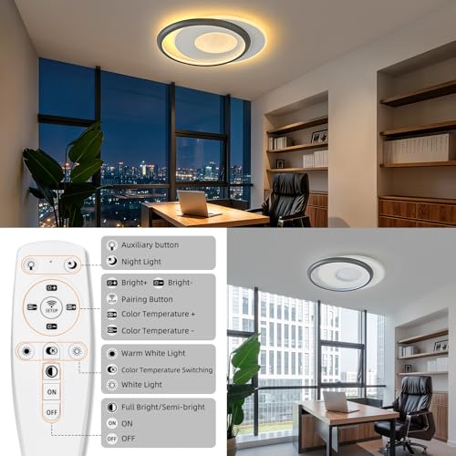 Modern LED Ceiling Light with Remote Control
