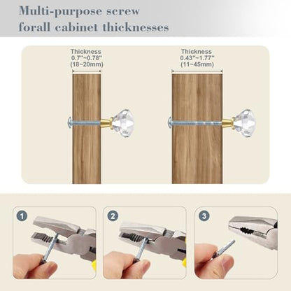 Tapered Diamond knobs