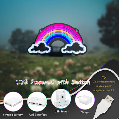 Rainbow Neon Signs (Rainbow)