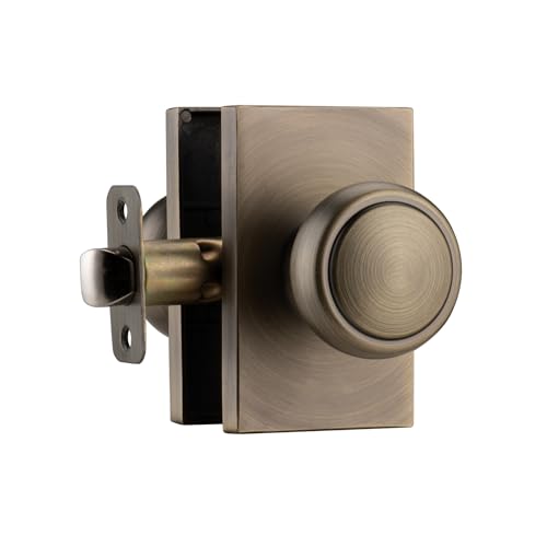 Antique Brass Door Knob with Non Locking for Hall & Kitchen