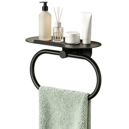 Hand Towel Holder with Shelf