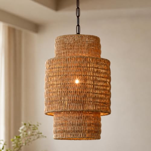 Farmhouse Rattan Lighting