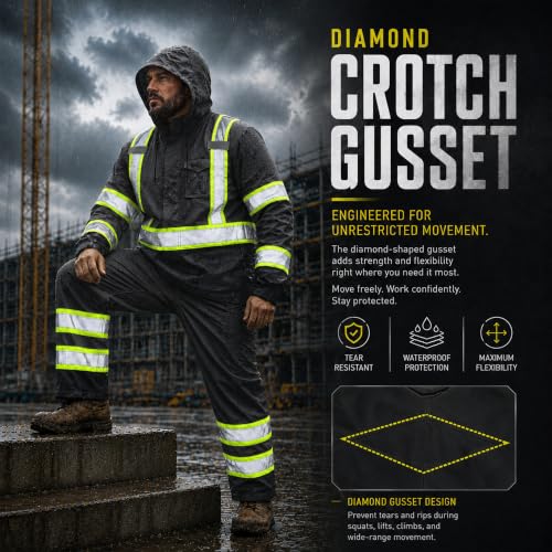 Hi Vis Rain Suits for Men