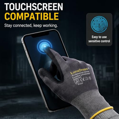 Work Gloves MicroFoam Nitrile Coated