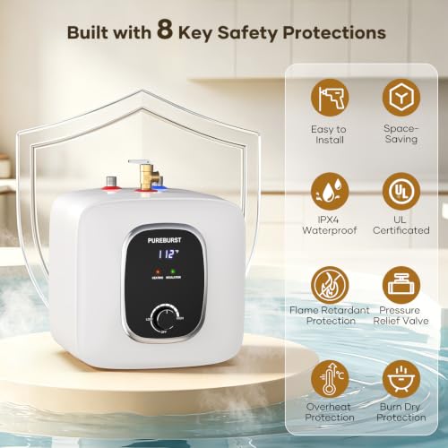 1500W Electric Under Sink Water Heater