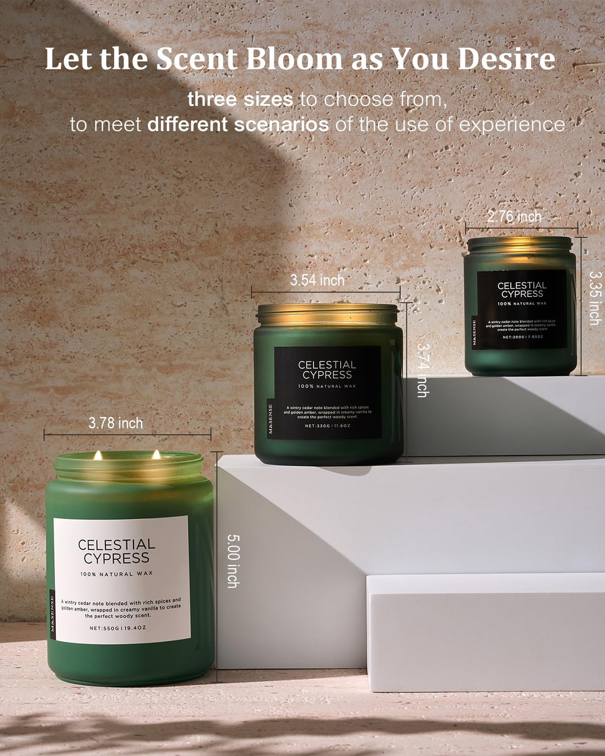 Celestial Cypress Large Scented Candles (Celestial Cypress)