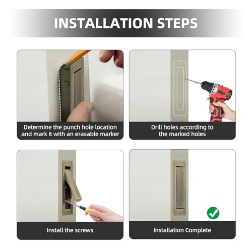 Pocket Door Handles Edge Pull
