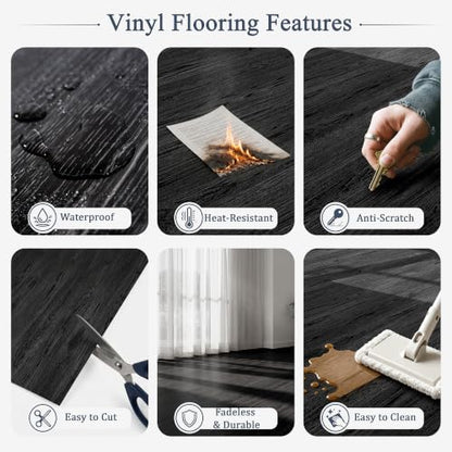 Peel and Stick Floor Tile 24 x 24 inch