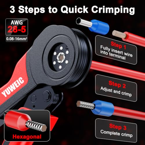Wire Ferrule Crimping Tool Kit