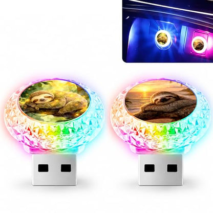 USB LED Car Interior Atmosphere Lamp