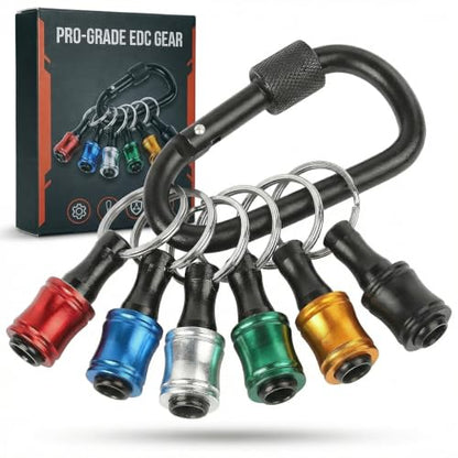 6PCS 1 4" Hex Shank Bit Holder Set