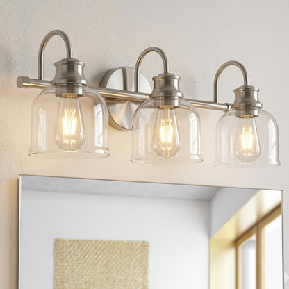 3 Lights 24" Bathroom Vanity Light Fixtures (Brushed Nickel / 3 Lights)