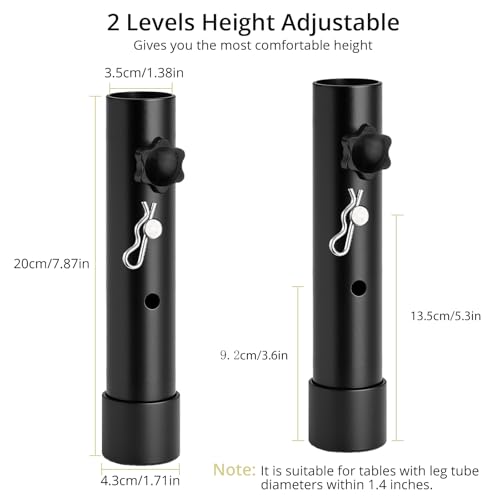4pcs Folding Table Leg Extenders