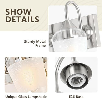 3 Light Bathroom Light Fixtures