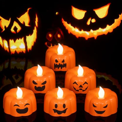 Flameless Flickering Led Candles with 6H Timer