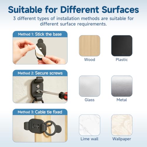 Adjustable Cable Management Clips