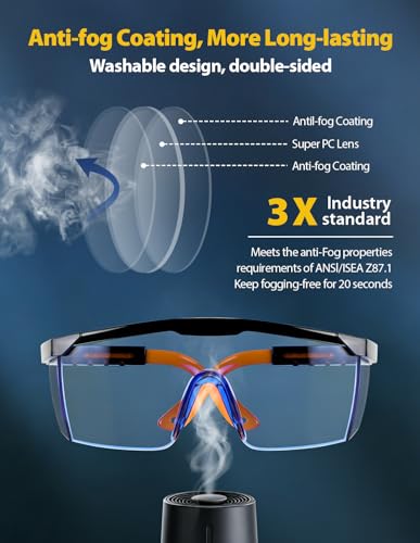 Safety Glasses 4 Pack