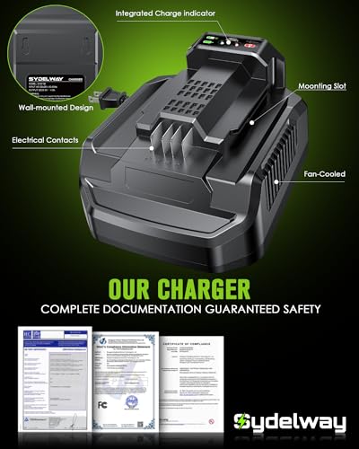 Replacement Battery Charger for EGO 56V Battery