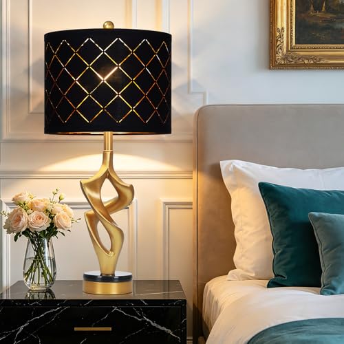 Marble Table Lamps Set of 2