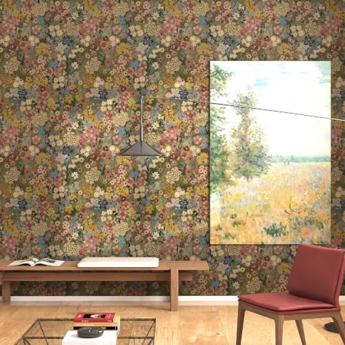 Vintage Peel and Stick Wallpaper Floral Contact Paper