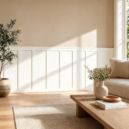 1Set 94.5x54in Premade Board and Batten Wainscoting Kit