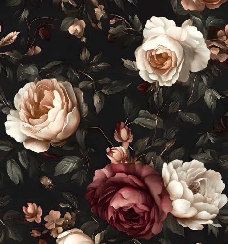 Vintage Boho Floral Peel and Stick Wallpaper