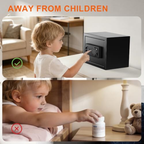 Large Home Safe Water and Fireproof with Digital Keypad Lock