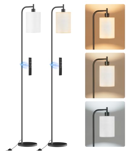 Floor Lamp with Linen Shade