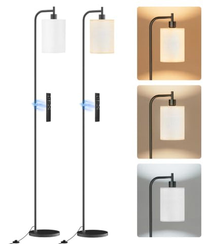 Floor Lamp with Linen Shade