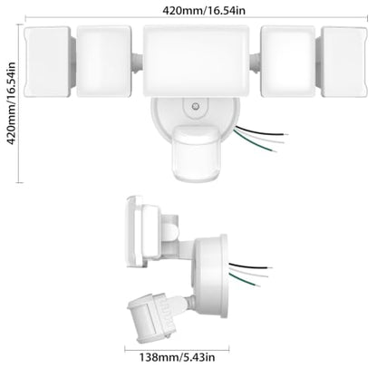 2 Pack Motion Sensor Outdoor Lights
