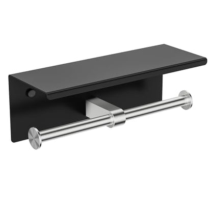 Toilet Paper Holder with Shelf