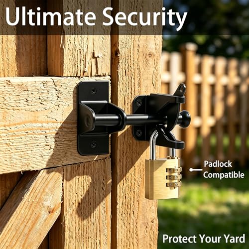 Self Locking Gate Latch