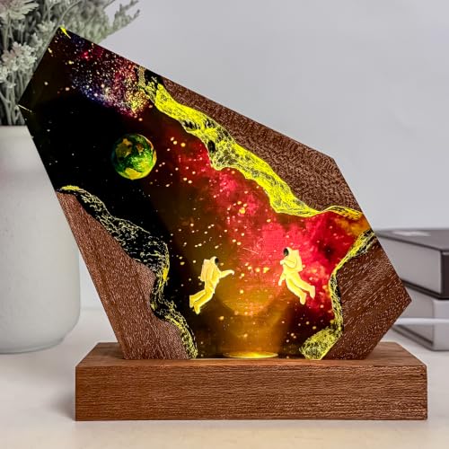 Couple Scuba Divers Resin Lamp