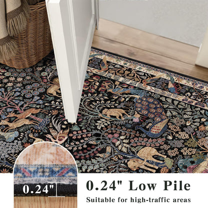 10x14 Large Area Rug (Black/Multi / 10' x 14' (Rectangular))