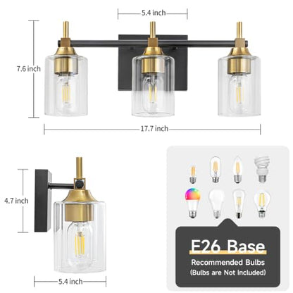 Modern Bathroom Light Fixtures Over Mirror