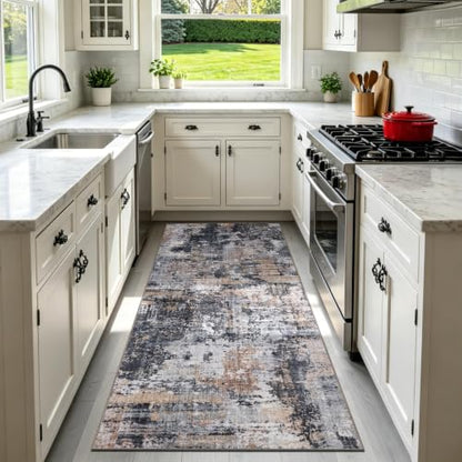 2x6 Runner Rug (Black & Cream / 2' x 6' (Rectangular))