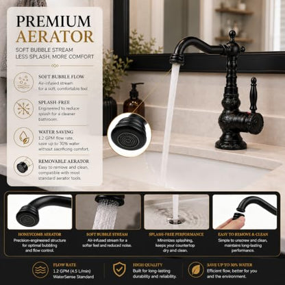 Kitchen Faucet Antique Single Handle Bathroom Faucet