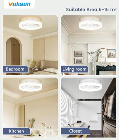 Low Profile Ceiling Fans with Lights and Remote